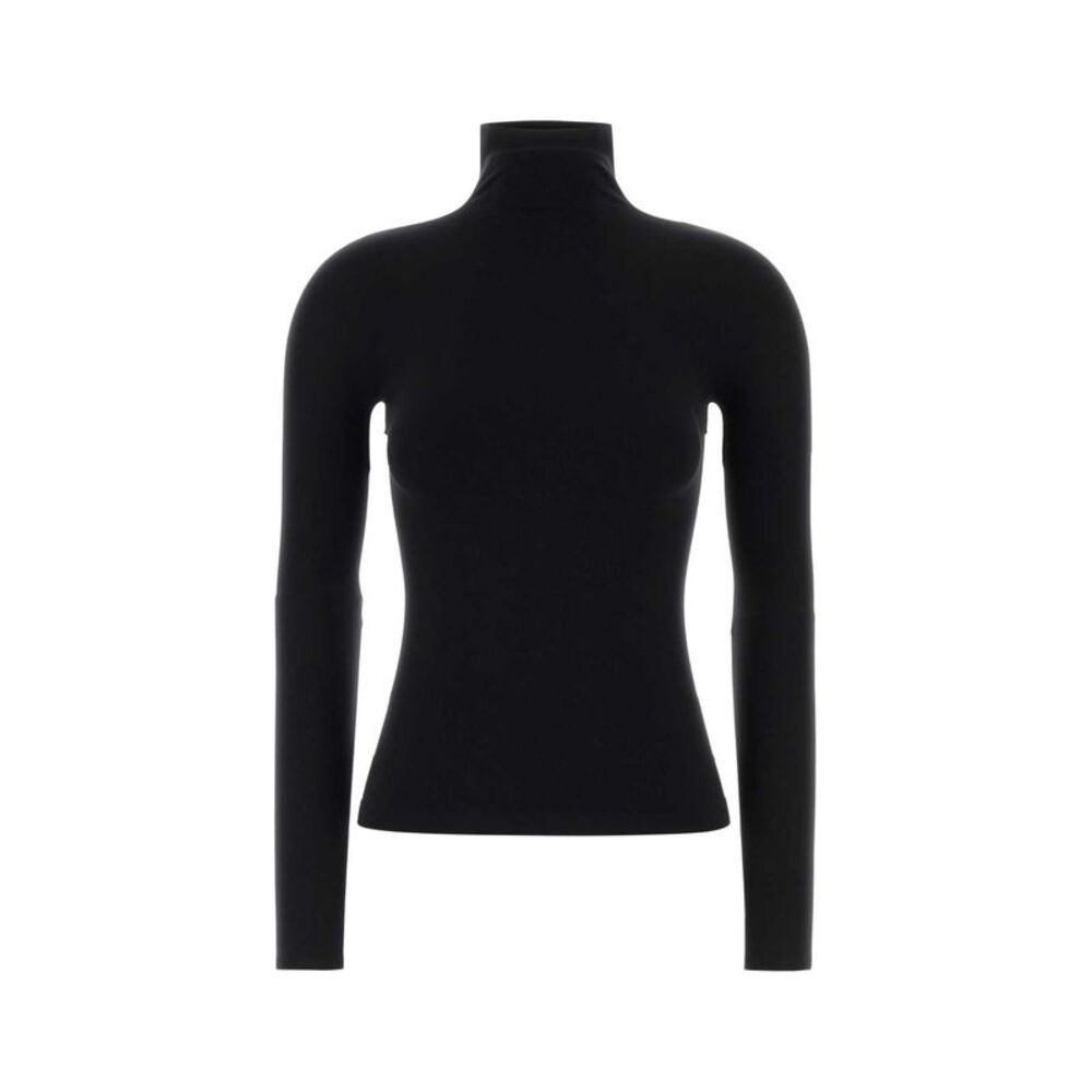 Gucci Women Black Stretch Jersey Top